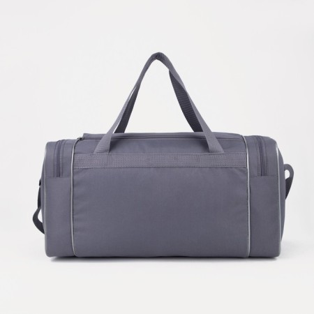 Sports bag, lightning department, 4 outer pockets, long belt, gray color-1