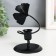 Summary Metal per 1 candle "Ginkgo sheet" d-2.5 cm black 9x9x13.5 cm