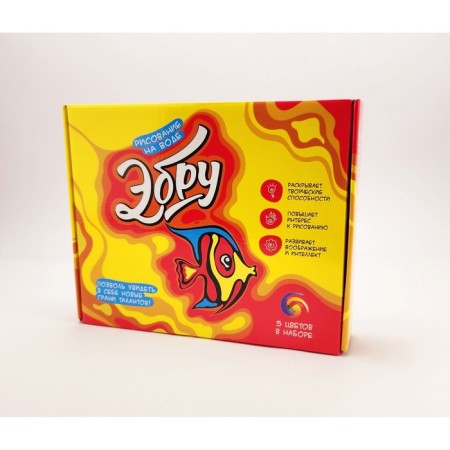 Set for drawing on Ebru water, 5 colors-3
