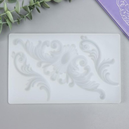 Mold Silicon "Royal Patterns" 3 objects 20x12.5x1 cm
