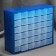 Boxing for storage with extending cells, 40 × 33 cm, blue color