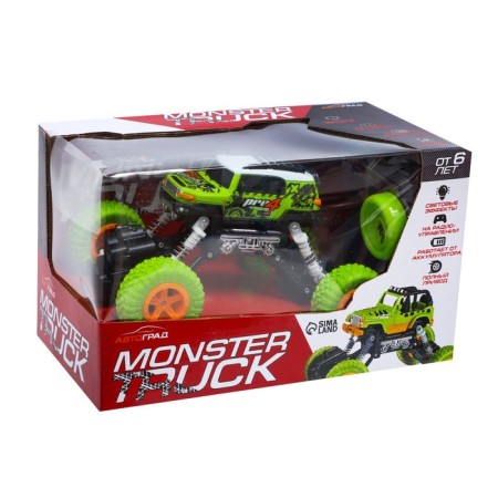 Radio -controlled jeep "Krauler", works on the battery, the color is green-6