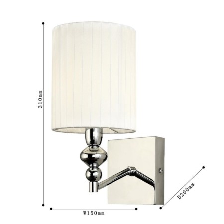 Norte wall lamp 150 mm, 200 mm, E14 40W-2