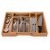 Tray for the Jerry cutlery, 7 sections, in a drawer, bamboo