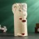 Figure "Elephant Hathi" White with painting, 20cm