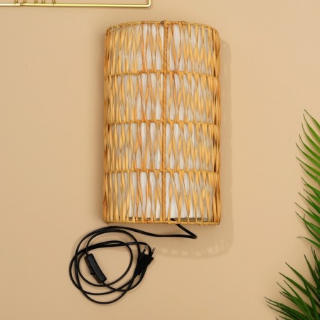 Lamp wall -mounted from the rattan "nafis" 1x120W, E27, 24x14x40 cm-8
