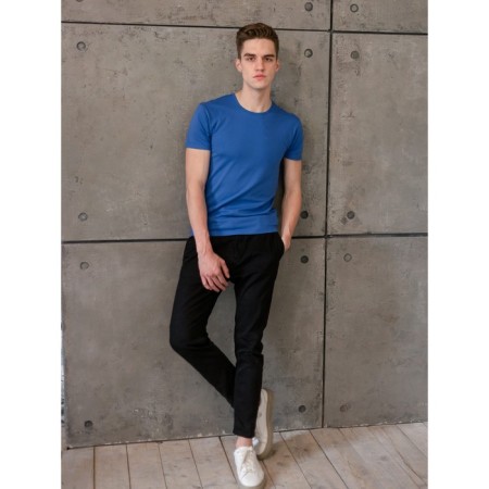 Male T -shirt, size 48, blue color-5