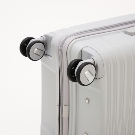 Middle suitcase 24 ", lightning department, code castle, 4 wheels, color gray color-6