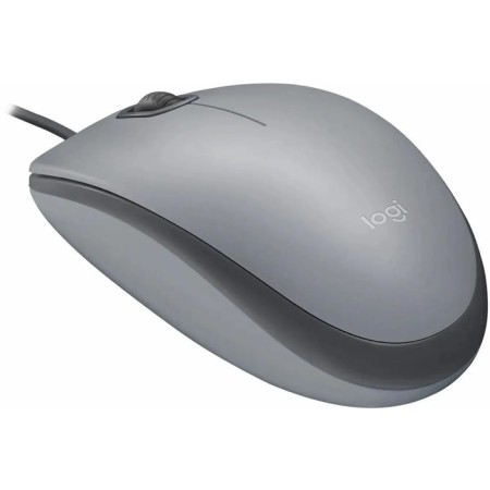 Logitech m110 mouse, wired, optical, 1000 dpi, gray-1
