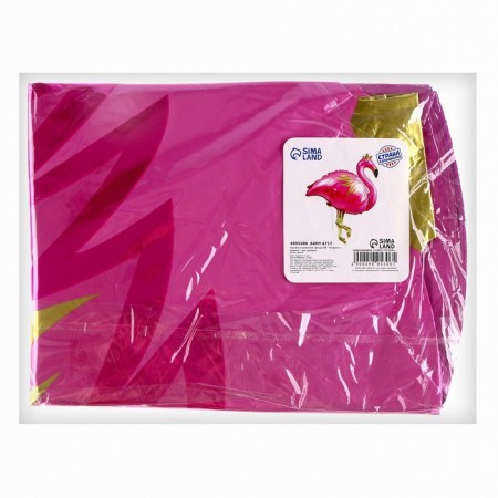 Foil ball 32 "Flamingo with the crown", figure, pink color-2