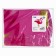 Foil ball 32 "Flamingo with the crown", figure, pink color
