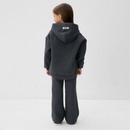 Children's costume with the basis (sweatshirt, trousers) KAFTAN R.38 (146-152), gray-4