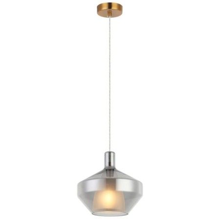 Suspension lamp ELADIN 1x27 40W, size 20x20x22.5-172 cm, bronze color