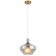 Suspension lamp ELADIN 1x27 40W, size 20x20x22.5-172 cm, bronze color