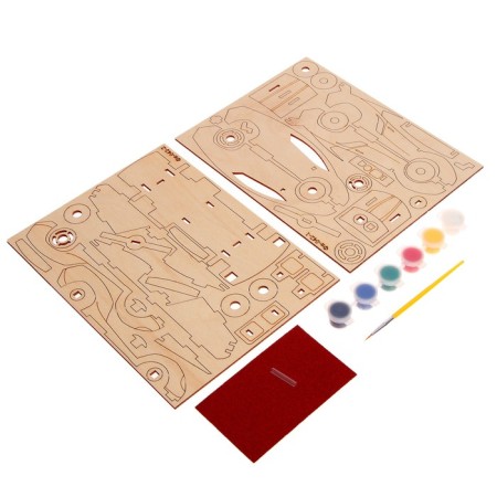 Designer made of wood "Sports Machine"-5