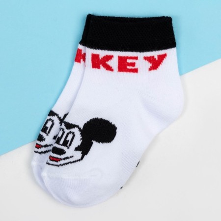 Socks "Mickey Mouse", Mickey Mouse, White, 8-10 cm-1