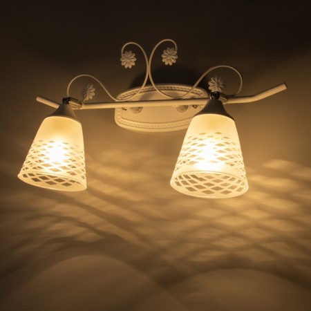 Bra "Bohemia" 2x14 40w is white 41.5x23x23cm-5