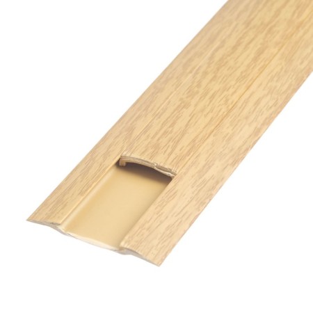 Threshold with an mounting channel 36mm 0.9m Ideal, light oak-2