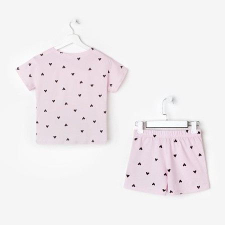 PAZHAMA Women's KAFTAN "Hearts" T-shirt, shorts, r.40-42-9