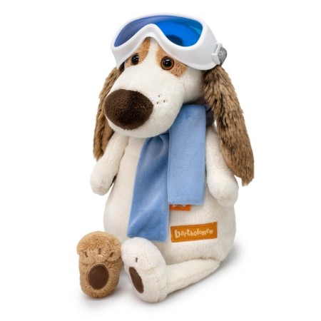 Soft toy "Bartholomew in ski glasses", 27 cm-1