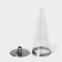 Plastic disposable glass for champagne “flute”, 150 ml, with metallized boots, transparent color, 6 pcs/units