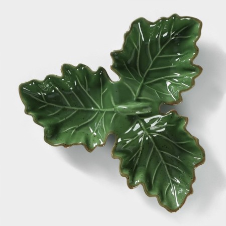 Menzhitsa 3 cells of the leaf, 22.1 × 7.6 cm, green color-2