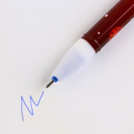 PECHECH WRITE-STRAISH WITH A cap of "wonderful moments", gel, 0.5 mm, blue pasta-2