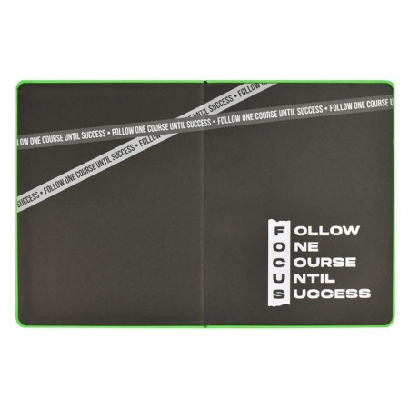School diary for grades 1-11, solid cover, artificial leather, Soft-tach, silk-screen printing, keychain, lies, 48 ​​sheets, universal cheat sheet, block 80g/m2, neono-salad-3