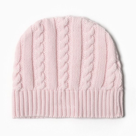 Knitted set (jumper, trousers, hat), pink color, height 62 cm-8
