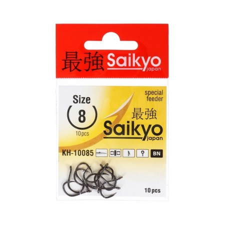 Hooks Saikyo KH-10085 Special Feeder BN No. 8, 10 pcs