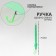 Umbrella - semi -automatic cane "plain", 8 spokes, r = 46 cm, green color