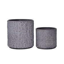 Round pot for flowers, 4 liter light gray 20.5x20x20cm