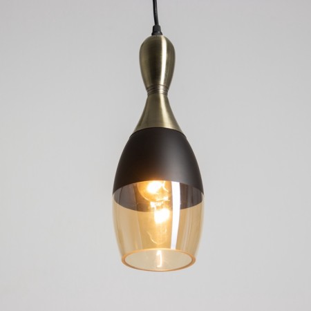 Lamp "Lord" 1x40W E27 bronze/black 12x12x34 (134) cm-2