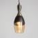 Lamp "Lord" 1x40W E27 bronze/black 12x12x34 (134) cm