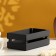Wooden Kashpo 24.5 × 13.5 × 9 cm "Two Light", two -string, black give beautifully