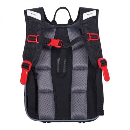 Frame backpack 35 x 26 x 14 cm, Across 490, filling: bag, gray 23-490-5-3