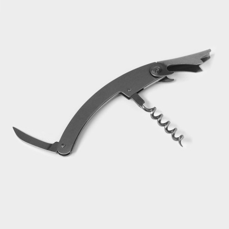 Set for the wine of the valve "bottle", 3 items: corkscrew, funnel, ring-8