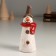 Souvenir Ceramics "Snowman in the cylinder and red scarf" 4.2x4.3x11.5 cm