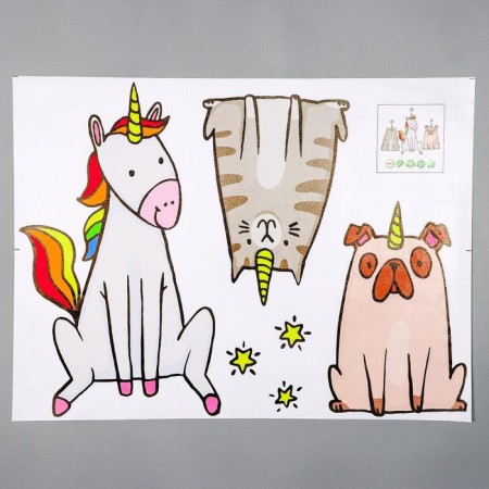 Sticking plastic interior color "beast-united" 45x60 cm-1