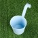 Kashpo hung "Bucket Linda" Blue, 12x10x13cm