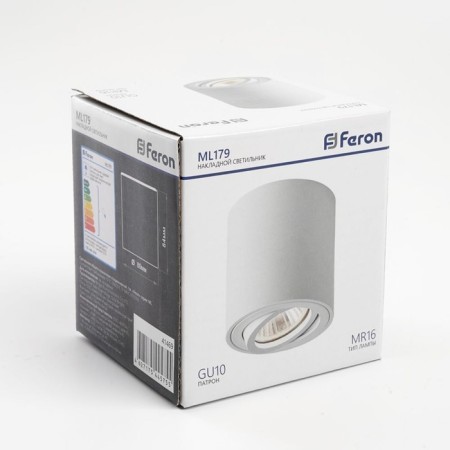 Ceiling light Feron ML179, IP20, GU10, 35 W, 80x80x84 mm, white color-4
