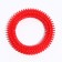 Toy "Ring with spikes No. 6", 15.5 cm, red
