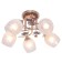 Economic light chandelier 1021425YX/5 5XE27, 40W gold/brown/white 52x52x26 cm