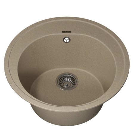 Quartz-quartz kitchen-quartz Uperwood Quartz UPD-01, round, color 02 beige-3