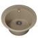 Quartz-quartz kitchen-quartz Uperwood Quartz UPD-01, round, color 02 beige