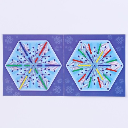 New Year's toy. Lacing "New Year! Snowflake"-2
