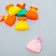 Decor for creativity rubber "Dress" set 10 pcs mix 2.6x2.8 cm