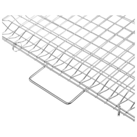 Ground grill Universal Maclay, 22x30 cm, chrome steel, for barbecue-10