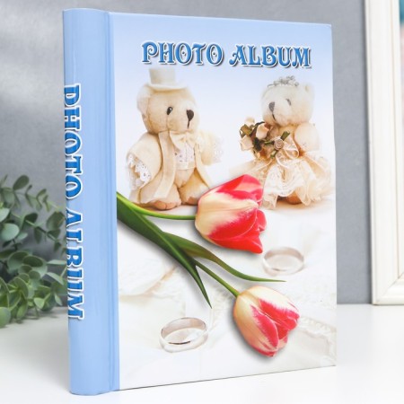 Photo album magnetic 20 sheets "Flowers" mix-10
