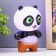 Night Panda Led RGB from 3xlr44 7x7x111cm Risalux batteries